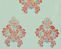 flower silk fabric CROWN BOUQUET Nomi Fabrics