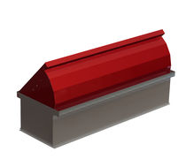 fold down mini parking barrier TITANO340 L1000 H500 MAC srl