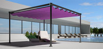 freestanding aluminium pergola (sliding canvas cover) LEAF Shadelab