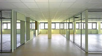 freestanding glass removable partition ACS Comar