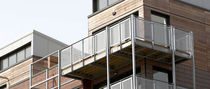 galvanized steel balcony by RHWL Architects Hubbard