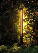 garden bollard light FOR M: SQUARE TUBE by A.Parisotto, M.Formenton & M.Nanni Viabizzuno
