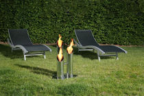 garden central fireplace (bioethanol open hearth) PIPES Bio-Blaze