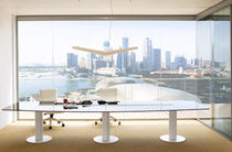 glass boardroom round table DEDALUS archiutti