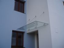 glass canopy for doors and windows  SADEV