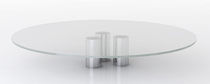 glass contemporary coffee table (metal base) ORION Swanky Design - Premium Contemporary Furniture