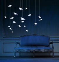 design pendant lamp (glass, handmade) SMOONBIRDIE LIGHT Beau&Bien