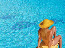 glass mosaic tile VI - HAPPY POOLS ONIX Mosaico