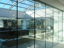 glass removable partition CIGA by Ciraso Studio SKYLINE