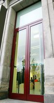 glazed fitted entrance door for commercial buildings UNNO PORTE LOURDE ALUMAFEL