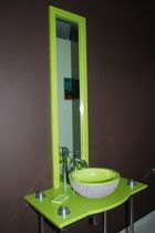 glazed lava vanity top  PT Volcano Color Couleur Lave
