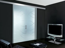 glazed sliding double door FANTOMAS:027 unico italia