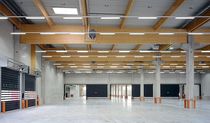 glulam timber beam CARGO LOGISTICS CENTRE HESS-WOHNWERK