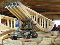 glulam timber wood roof truss  Haring Engineering Ltd 