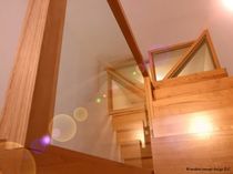 half-turn floating staircase es-pin la stylique