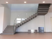half-turn floating staircase GOMERA TOP MARBLE essegi scale