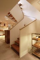 half-turn staircase with a lateral stringer HERMES SS 685 SPIRAL Stairs
