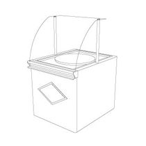 heated display case MPC 75 E  Doregrill
