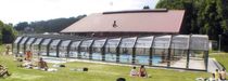 high enclosure for public pool  Pool Cover