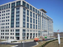 high resistance laminated glass panel VICTORY CENTER McMullen Architectural Systems Ltd.