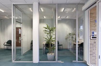 high resistance removable glass partition SYSTEM 3000 SAS International