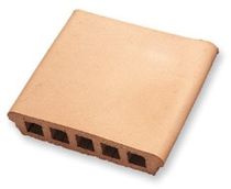 hollow clay facing brick LINEA CORRIMANO E COPRIMURO COTTO CUSIMANO