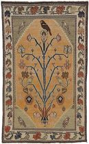 indian geometric patterned rug in wool (Gabbeh, handmade) GABBEH Warp & Weft