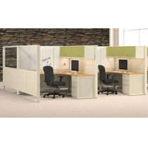 individual workstation for open plan office UNITE SYSTEM KI