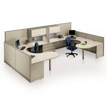individual workstation for open plan office SYSTEM 3000 KI