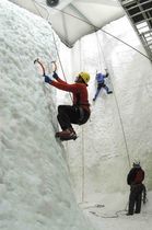 indoor artificial ice climbing wall  ENTRE-PRISES