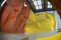 indoor fixed climbing wall GRP UNIQUE TRIANGLES Walltopia