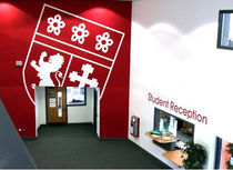 indoor signage wall sticker (custom made) WALL GRAPHICS Modulex