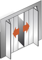 industrial sliding folding door  Kaba Gilgen