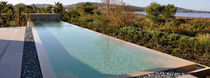 inground concrete infinity swimming pool (lap pool)  WATERWORLD