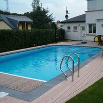 inground concrete swimming pool (polymer formwork) AUTHENTIC'&Ocirc; Mondial Piscines