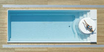 inground one-piece swimming pool (ceramic) SUNDECK SKIMMER AURA