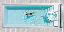 inground overflow one-piece swimming pool (ceramic) SUNDECK INFINITY AURA