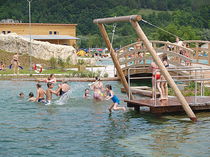 inground overflow public pool  Bionova