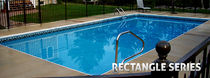 inground wall swimming pool (aluminium) RECTANGLE Radiant Pools