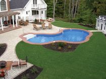 inground wall swimming pool (aluminium) MOUNTAIN LAKE SERIES Radiant Pools