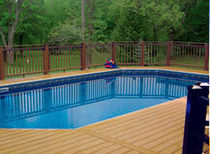 inground wall swimming pool (aluminium) KEYSTONE SERIES Radiant Pools