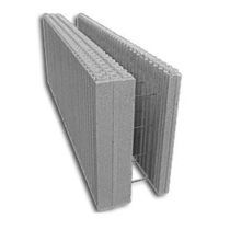 insulated formwork in polystyrene M175 / 35   EUROMAC 2