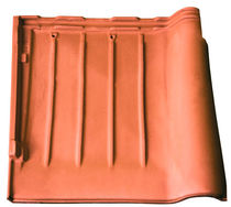 interlocking clay roof tile TF area industrie ceramiche 
