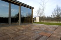interlocking wooden deck tile for exterior floors (teak) EMBLEMATA  ANTICO CADORE