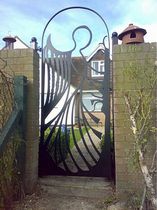 iron garden gate  New Forest Metal Work