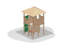 kid playhouse for playground PLAY TOWER ROME eibe