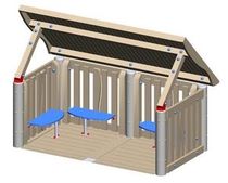 kid playhouse for playground MEC-108 Clubhouse BigToys