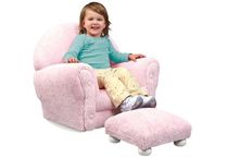 kids armchair with footstool (girls) CHENILLE KidKraft