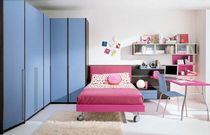 kids bed with casters (girls) MOSAIKO : A.4 Faer Ambienti
