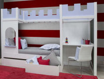 kids bed with drawers (boys : castle) AMBIENTE CASTILLO Babyroom